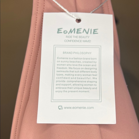 EoMenie Elegant Dusty Rose/Mauve Women's Swimsuit - Size Large - Picture 3 of 5